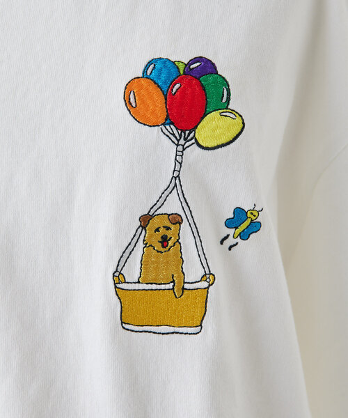 ear PAPILLONNER（イアパピヨネ）の「KEN NAKAYAMAコラボTシャツ（Tシャツ/カットソー・レディース・ホワイト系その他/ホワイト系その他2/ホワイト系その他3・FREE）」の18枚目の写真