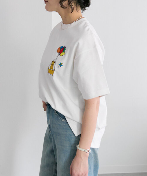 ear PAPILLONNER（イアパピヨネ）の「KEN NAKAYAMAコラボTシャツ（Tシャツ/カットソー・レディース・ホワイト系その他/ホワイト系その他2/ホワイト系その他3・FREE）」の20枚目の写真