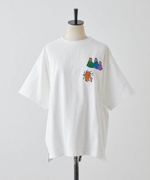 tシャツ KEN NAKAYAMAコラボTシャツ レディース ear PAPILLONNER tシャツ KEN NAKAYAMAコラボTシャツ レディース