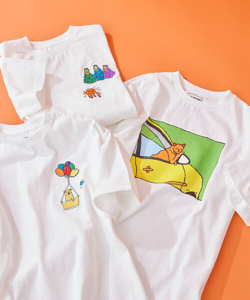 tシャツ KEN NAKAYAMAコラボTシャツ レディース ear PAPILLONNER tシャツ KEN NAKAYAMAコラボTシャツ レディース
