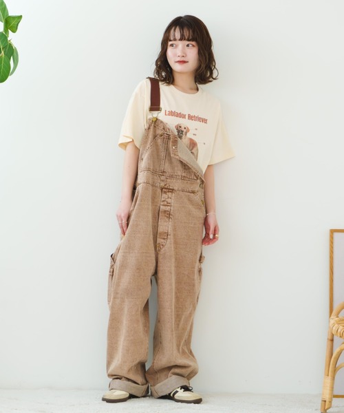 eLur（エラー）の「ドッグプリントTシャツ（Tシャツ/カットソー・レディース・アイボリー/ライトブルー/グレー・FREE）」の20枚目の写真