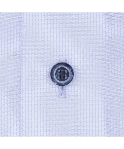 TOKYO SHIRTS(トウキョウシャツ)の「超形態安定ノーアイロン スナップダウン 長袖ビジネスワイシャツ(大きいサイズ・長いサイズ)(ビジネスシャツ・メンズ・サックスブルー・首回り43cm-裄丈90cm/首回り45cm-裄丈86cm/首回り45cm-裄丈90cm/首回り45cm-裄丈82cm/首回り39cm-裄丈88cm/首回り42cm-裄丈90cm/首回り47cm-裄丈86cm/首回り47cm-裄丈90cm/首回り41cm-裄丈90cm)」の4枚目の写真