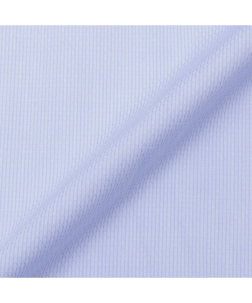 TOKYO SHIRTS(トウキョウシャツ)の「超形態安定ノーアイロン スナップダウン 長袖ビジネスワイシャツ(大きいサイズ・長いサイズ)(ビジネスシャツ・メンズ・サックスブルー・首回り43cm-裄丈90cm/首回り45cm-裄丈86cm/首回り45cm-裄丈90cm/首回り45cm-裄丈82cm/首回り39cm-裄丈88cm/首回り42cm-裄丈90cm/首回り47cm-裄丈86cm/首回り47cm-裄丈90cm/首回り41cm-裄丈90cm)」の5枚目の写真