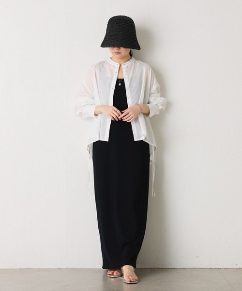 PAPILLONNER（パピヨネ）の「ペーパー編みハット（ハット・レディース・ブラック/ブラウン・FREE）」の8枚目の写真