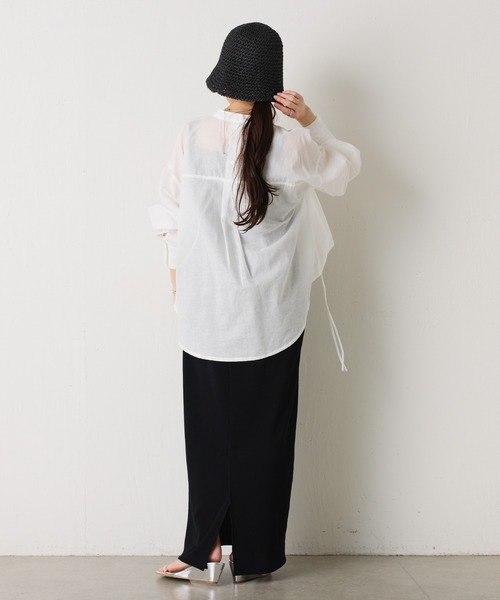 PAPILLONNER（パピヨネ）の「ペーパー編みハット（ハット・レディース・ブラック/ブラウン・FREE）」の10枚目の写真