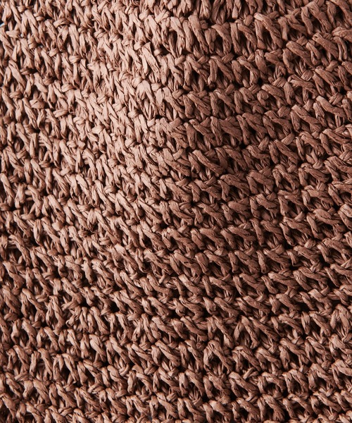 PAPILLONNER（パピヨネ）の「ペーパー編みハット（ハット・レディース・ブラック/ブラウン・FREE）」の14枚目の写真