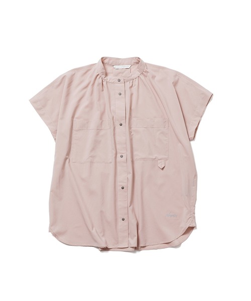 NANGA(ナンガ)の「EXCURSION S/S BLOUSE W/エクスカーションショートスリーブブラウス (ウィメンズ)(シャツ/ブラウス・レディース・ピンク/グレー系その他/ブラック/グリーン/ライトグリーン・M/L/S)」の5枚目の写真