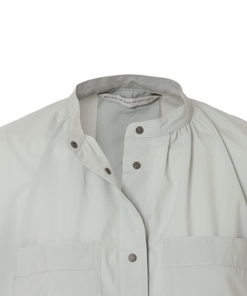 NANGA(ナンガ)の「EXCURSION S/S BLOUSE W/エクスカーションショートスリーブブラウス (ウィメンズ)(シャツ/ブラウス・レディース・ピンク/グレー系その他/ブラック/グリーン/ライトグリーン・M/L/S)」の10枚目の写真