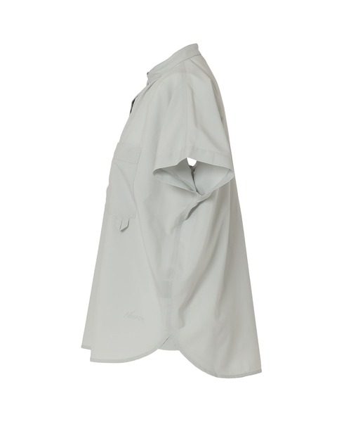 NANGA(ナンガ)の「EXCURSION S/S BLOUSE W/エクスカーションショートスリーブブラウス (ウィメンズ)(シャツ/ブラウス・レディース・ピンク/グレー系その他/ブラック/グリーン/ライトグリーン・M/L/S)」の8枚目の写真