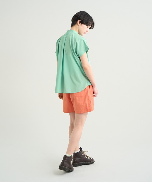 NANGA(ナンガ)の「EXCURSION S/S BLOUSE W/エクスカーションショートスリーブブラウス (ウィメンズ)(シャツ/ブラウス・レディース・ピンク/グレー系その他/ブラック/グリーン/ライトグリーン・M/L/S)」の19枚目の写真