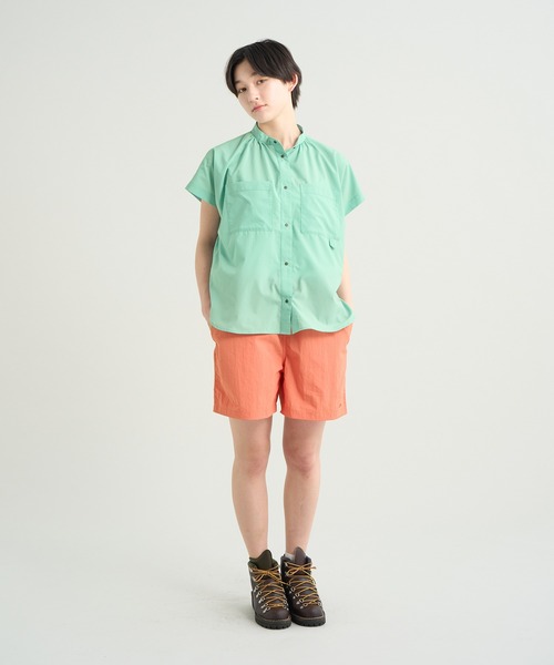 NANGA(ナンガ)の「EXCURSION S/S BLOUSE W/エクスカーションショートスリーブブラウス (ウィメンズ)(シャツ/ブラウス・レディース・ピンク/グレー系その他/ブラック/グリーン/ライトグリーン・M/L/S)」の18枚目の写真