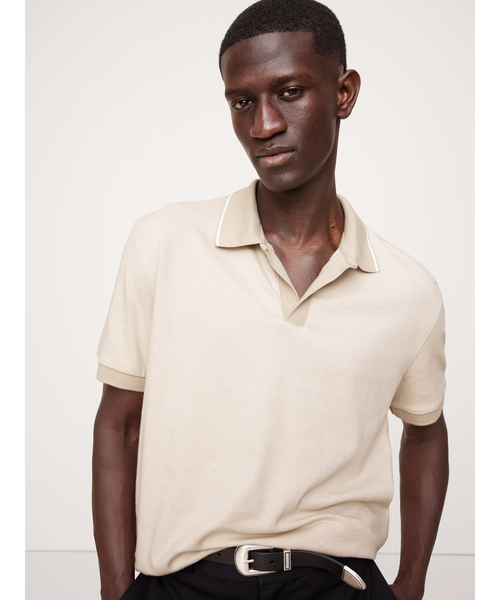 Banana Republic(バナナリパブリック)の「Luxury-Touch ポロシャツ(ポロシャツ・メンズ・ブラック/その他1/ブルー/オレンジ・L/S/M/XL)」の2枚目の写真