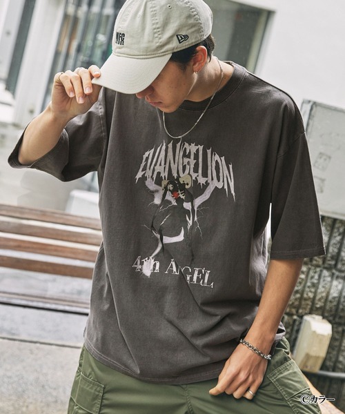 即購入可 送料込 エヴァンゲリオン コラボTシャツ CALNAMUR tシャツ 「エヴァンゲリオンコラボ」最後のシ者 ロン