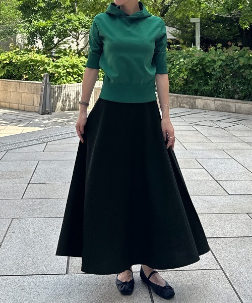 JENNE（ジェンヌ）の「エアリーニットフレアスカート【UVカット・マシンウォッシャブル】（スカート・レディース・ブラック/ラベンダー/グリーン・SMALL/MEDIUM/LARGE）」の12枚目の写真