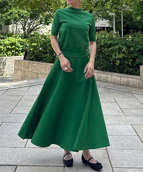 JENNE（ジェンヌ）の「エアリーニットフレアスカート【UVカット・マシンウォッシャブル】（スカート・レディース・ブラック/ラベンダー/グリーン・SMALL/MEDIUM/LARGE）」の20枚目の写真