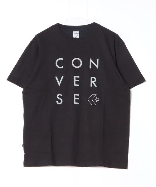 CONVERSE（コンバース）の「コンバース  3ROW PT S/S Tシャツ（Tシャツ/カットソー・メンズ・ブルー/ホワイト/ブラック・M/L/LL）」の3枚目の写真