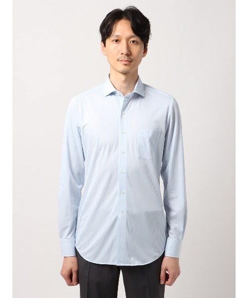 専用【美品】フィナモレ 長袖シャツ コットン ホリゾンタルカラー 白 S 専用【美品】フィナモレ 長袖シャツ コットン ホリゾンタルカラー 白 S