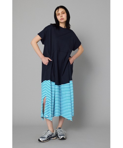 Border hem one piece ボーダーヘムワンピース（ワンピース