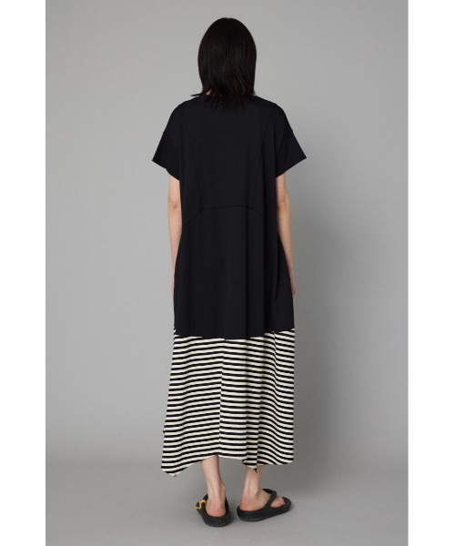 HeRIN.CYE(ヘリンドットサイ)の「Border hem one piece ボーダーヘムワンピース(ワンピース・レディース・グリーン/ブラック/ネイビー・FREE)」の15枚目の写真