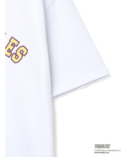 NO NEED（ノーニード）の「【NUTMEG/ナツメグ】Peaunts バスケT（Tシャツ/カットソー・メンズ・ホワイト/チャコール/ネイビー/グレー・M/L/LL）」の9枚目の写真