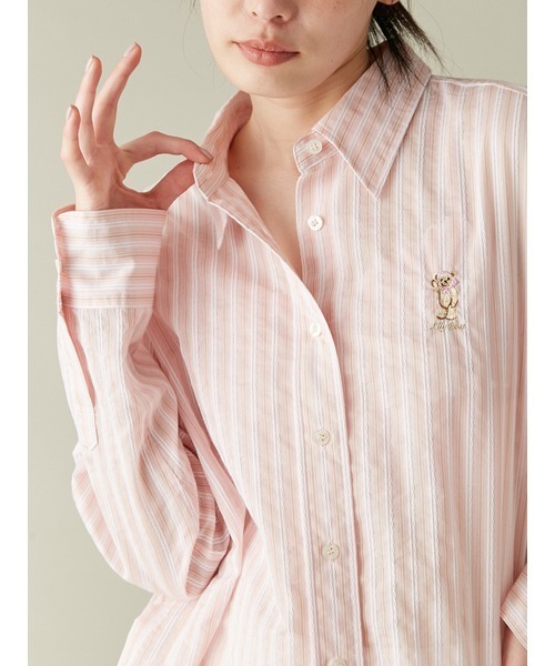 LILY BROWN(リリーブラウン)Lily Bearシアーオーバーシャツ Lily Bearシアーオーバーシャツ（シャツ/ブラウス）｜LILY BROWN