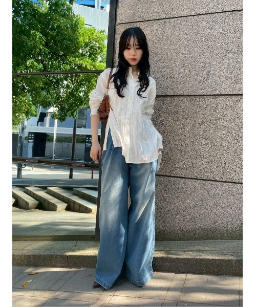 Lily Bearシアーオーバーシャツ（シャツ/ブラウス）｜LILY BROWN