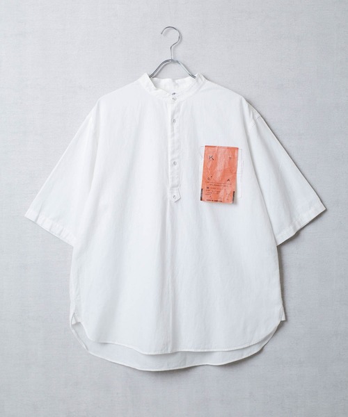 KATO`（カトー）の「【KATO'/カトー】221 シャンブレー プルオーバー KS2212151（Tシャツ/カットソー・メンズ・インディゴブルー/ホワイト・SMALL/MEDIUM/LARGE）」の2枚目の写真