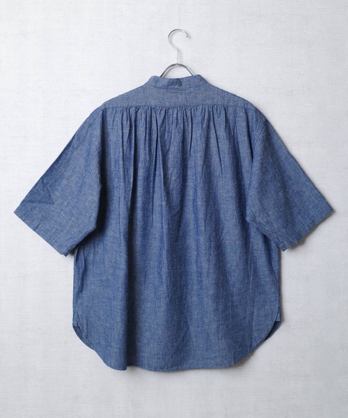 KATO`（カトー）の「【KATO'/カトー】221 シャンブレー プルオーバー KS2212151（Tシャツ/カットソー・メンズ・インディゴブルー/ホワイト・SMALL/MEDIUM/LARGE）」の9枚目の写真