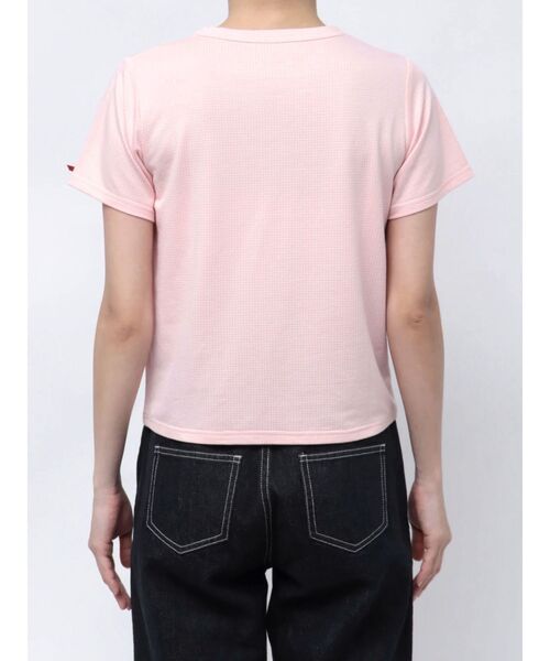 merry jenny（メリージェニー）の「【メロクロコラボ】My MelodyミニギンガムTee（Tシャツ/カットソー・レディース・ブルー/ピンク/レッド・FREE）」の6枚目の写真