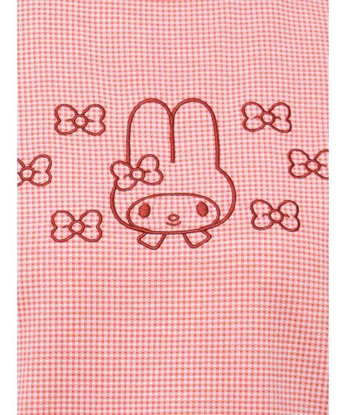 merry jenny（メリージェニー）の「【メロクロコラボ】My MelodyミニギンガムTee（Tシャツ/カットソー・レディース・ブルー/ピンク/レッド・FREE）」の13枚目の写真