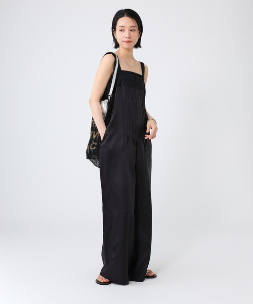 PROVOKE （プロヴォーク）の「【provoke】レースサロペット（その他パンツ・レディース・ベージュ/ブラック・FREE）」の2枚目の写真