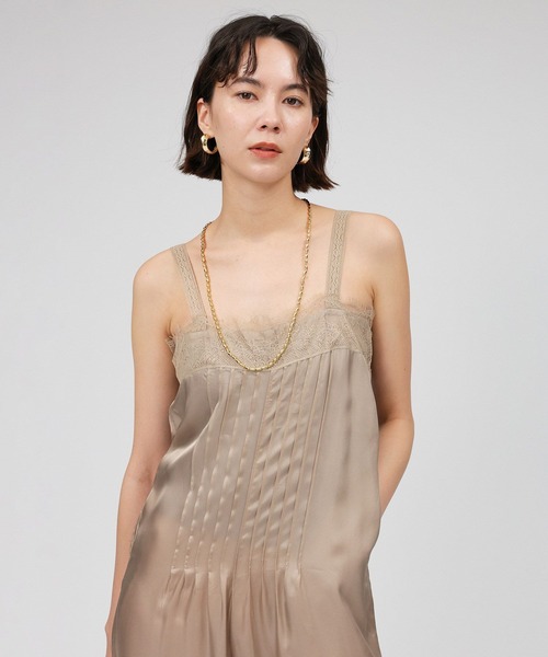 PROVOKE （プロヴォーク）の「【provoke】レースサロペット（その他パンツ・レディース・ベージュ/ブラック・FREE）」の4枚目の写真