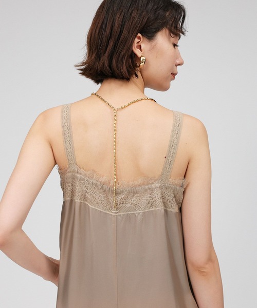 PROVOKE （プロヴォーク）の「【provoke】レースサロペット（その他パンツ・レディース・ベージュ/ブラック・FREE）」の3枚目の写真