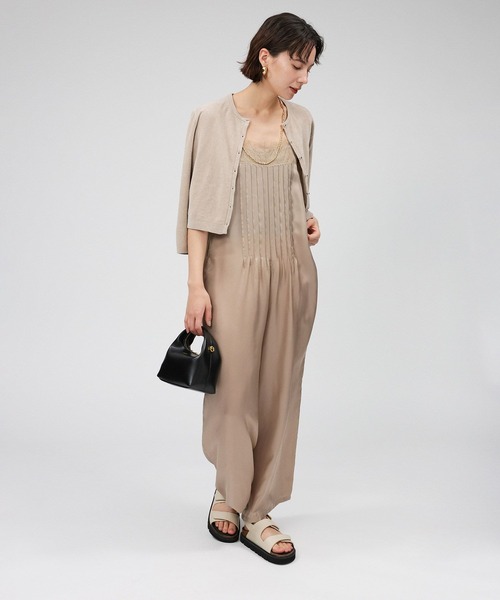 PROVOKE （プロヴォーク）の「【provoke】レースサロペット（その他パンツ・レディース・ベージュ/ブラック・FREE）」の11枚目の写真