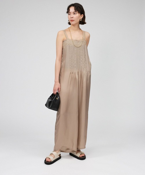 PROVOKE （プロヴォーク）の「【provoke】レースサロペット（その他パンツ・レディース・ベージュ/ブラック・FREE）」の10枚目の写真