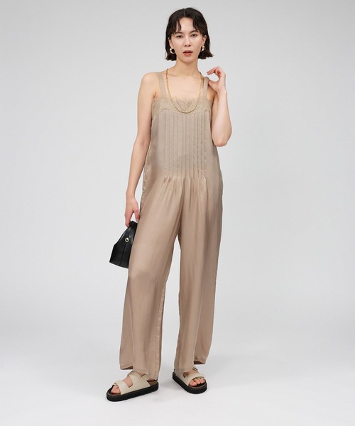 PROVOKE （プロヴォーク）の「【provoke】レースサロペット（その他パンツ・レディース・ベージュ/ブラック・FREE）」の9枚目の写真