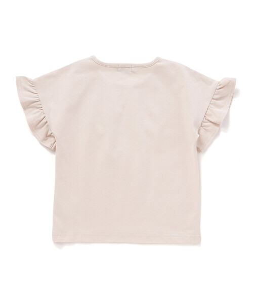 BeBe（ベベ）の「【WEB限定】お花レース星フリル天竺半袖Tシャツ(100~140cm)（Tシャツ/カットソー・キッズ・ベージュ/オレンジ・110cm/120cm/130cm/140cm/100cm）」の11枚目の写真