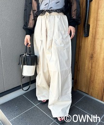 antiqua（アンティカ）の「裾ドロストデザインタックサーカスパンツ（その他パンツ）」