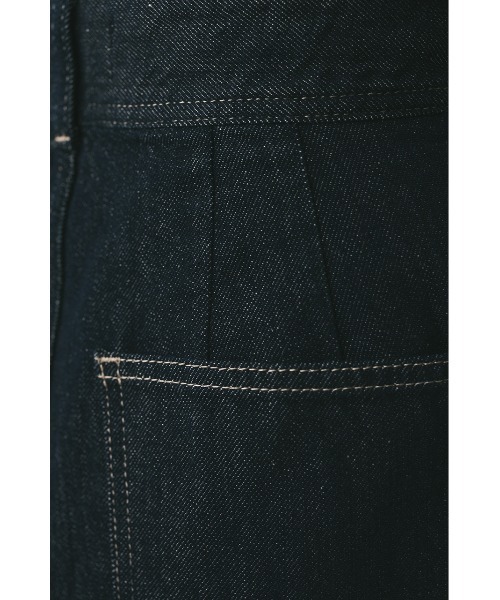 STYLEMIXER（スタイルミキサー）の「サイドタックハーフデニム（デニムパンツ・レディース・インディゴブルー/ブラック・SMALL/MEDIUM）」の17枚目の写真