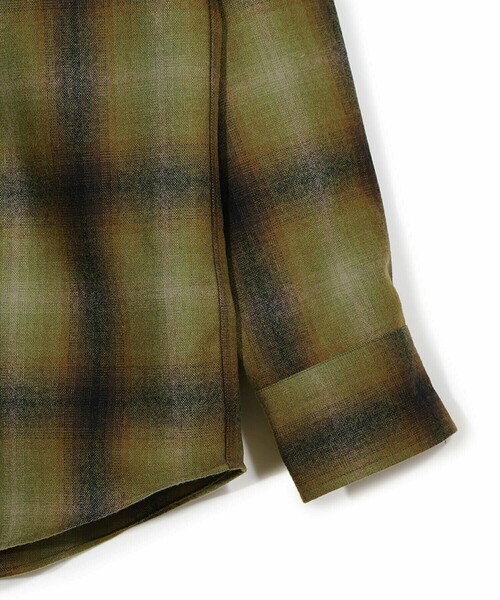 MEN'S BIGI（メンズビギ）の「【PENDLETON/ペンドルトン】別注オンブレチェックシャツ（シャツ/ブラウス・メンズ・ブラック/カーキ・03/02）」の18枚目の写真
