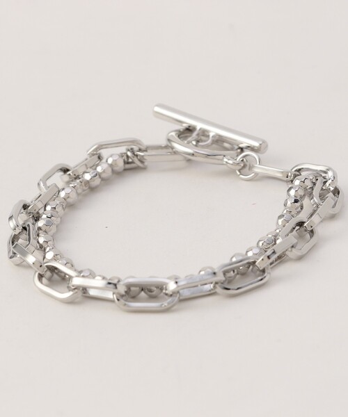 FREAK'S STORE（フリークスストア）の「レイヤードビーズブレスレット（ブレスレット・メンズ・ブラック/シルバー・ONE SIZE）」の7枚目の写真