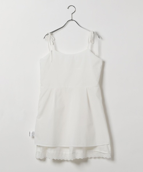 3.3 Field Trip （3.3フィールドトリップ）の「3.3 Field Trip／レースキャミワンピース（ワンピース・レディース・ホワイト・FREE）」の7枚目の写真