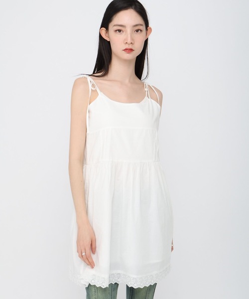 3.3 Field Trip （3.3フィールドトリップ）の「3.3 Field Trip／レースキャミワンピース（ワンピース・レディース・ホワイト・FREE）」の15枚目の写真