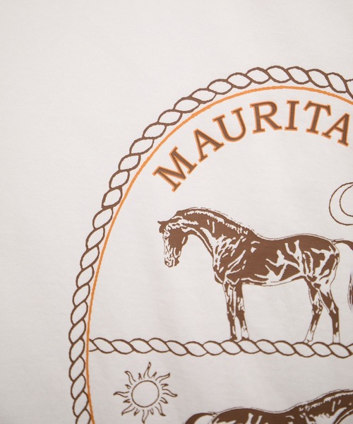 SALON adam et rope'（サロン アダム エ ロペ）の「Over the Border グラフィックプリントTEE / レタリングTシャツ［洗える］（Tシャツ/カットソー・レディース・チャコールグレー/ホワイト・FREE）」の18枚目の写真