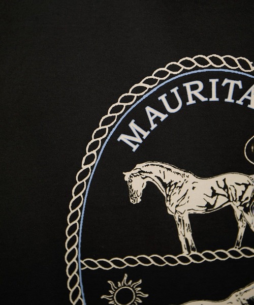 SALON adam et rope'（サロン アダム エ ロペ）の「Over the Border グラフィックプリントTEE / レタリングTシャツ［洗える］（Tシャツ/カットソー・レディース・チャコールグレー/ホワイト・FREE）」の19枚目の写真