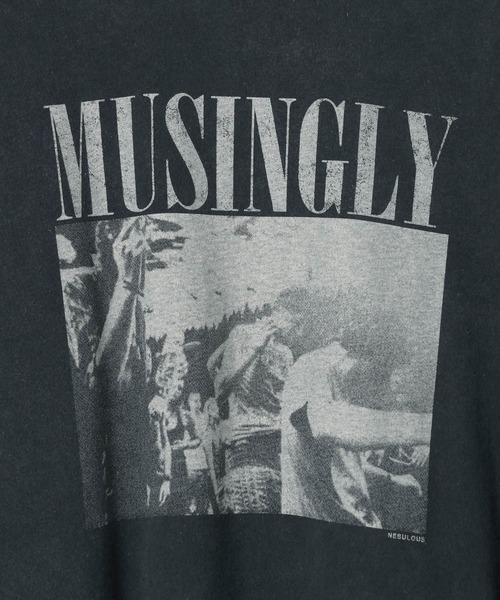 JEANASIS(ジーナシス)の「【選べる着丈】90sグラフィックヴィンテージプリント TEE/497087(Tシャツ/カットソー・レディース・ブラック/ホワイト/スミクロ/イエロー・MEDIUM/LARGE)」の9枚目の写真