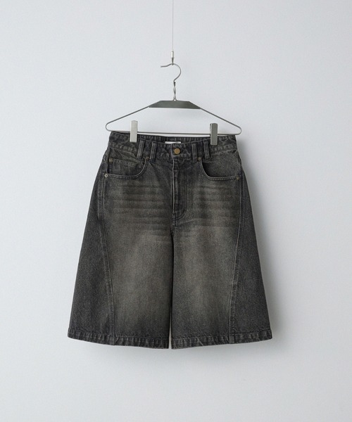 パンツ WYM LIDNM CURVED FLARE DENIM SLACKS CURVED FLARE DENIM SLACKS（デニムパンツ）｜WYM LIDNM（ウィム