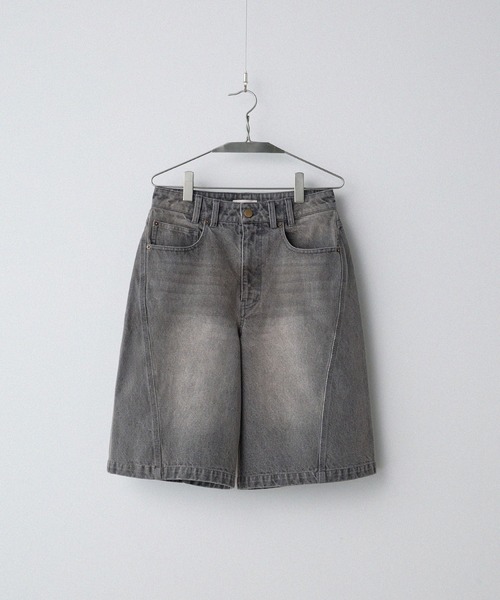 【超特価】 CURVED SEAM LIDNM SHORTS（その他パンツ）｜WYM WIDE DENIM パンツ