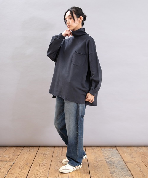 URCH RNA（アーチ アールエヌエー）の「R4355 10ozハイクパンツ（デニムパンツ・レディース・ダークインディゴブルー/アイボリー/ワンウォッシュ・FREE）」の21枚目の写真
