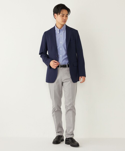 SHIPS Colors(シップス カラーズ)の「SHIPS Colors:SMART TECH(R) ノーアイロン ボタンダウン シャツ(ビジネスシャツ・メンズ・ピンク/ブラック/スカイブルー/オフホワイト/ブルー・SMALL/MEDIUM/LARGE/X-LARGE)」の8枚目の写真